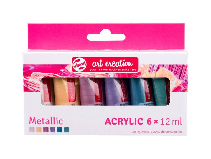 Talens Acryl Set Metall 6X12 ml