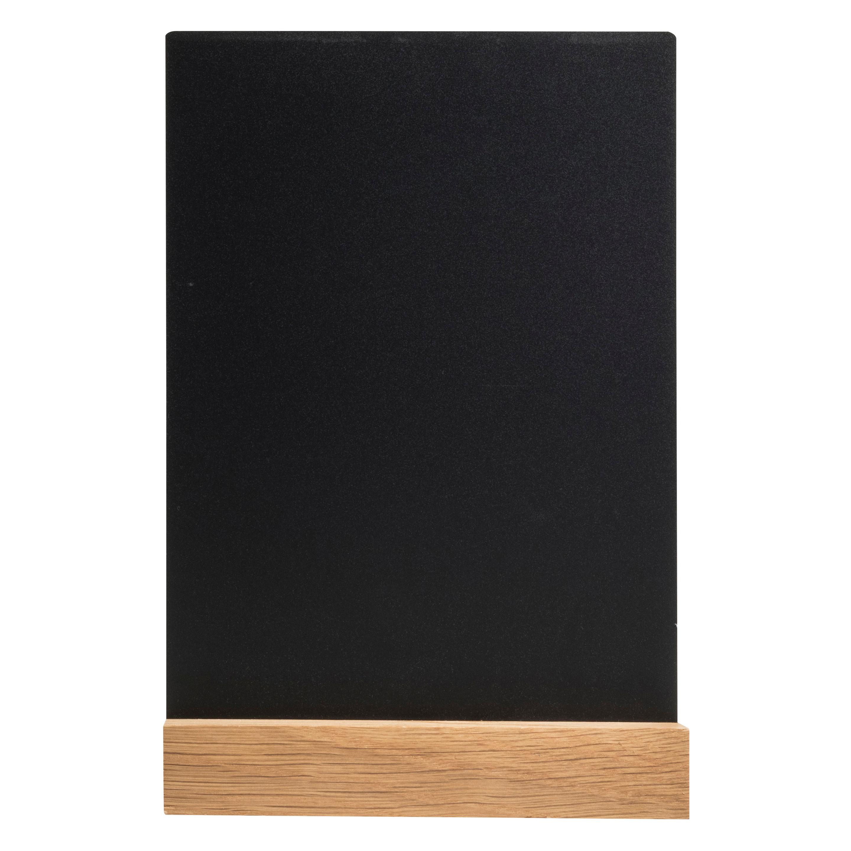 Exacompta Tischtafel A5 in Schieferoptik, mit Sockel, vertikal, 148x52x210 mm (A5) (85240D)