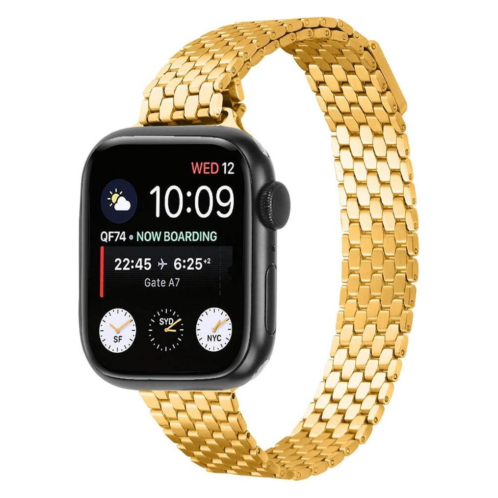 Cover-Discount Apple Watch 44/45/49mm - Edelstahlarmband mit Magnetschliesse (Edelstahl) (46576053)