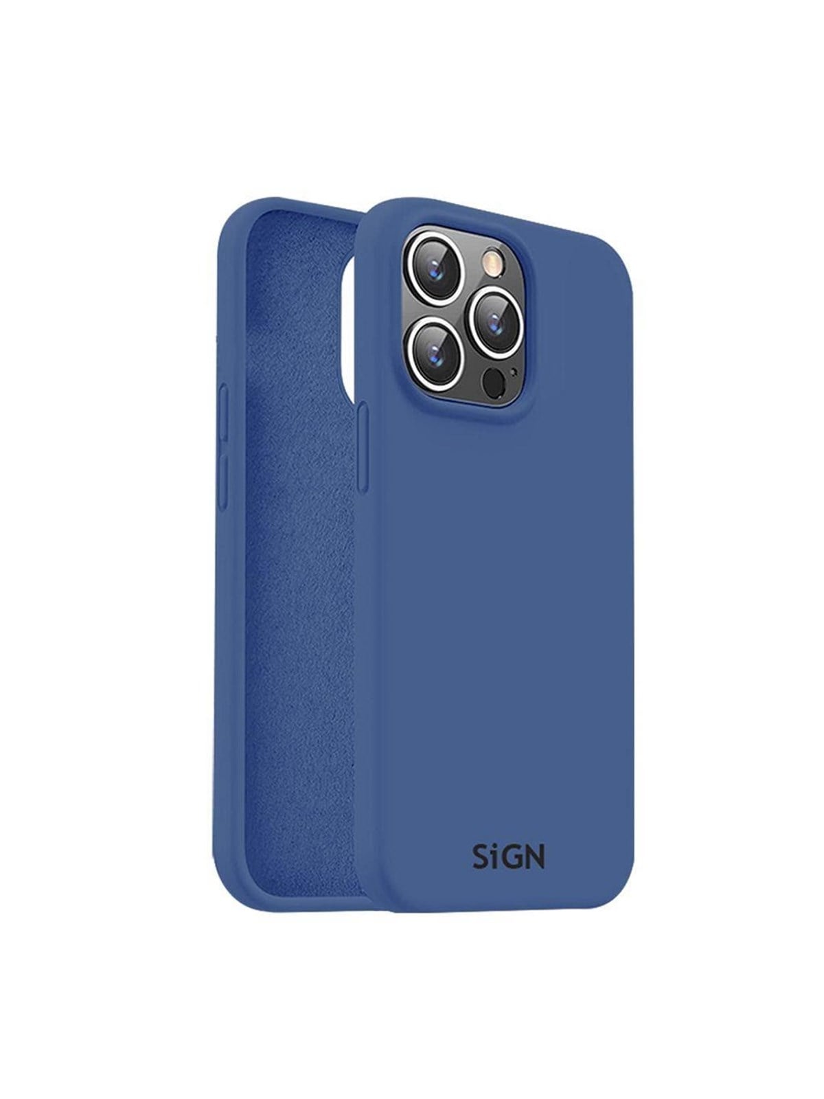SiGN Liquid Silicone Case for iPhone 15 Pro Max - Blue