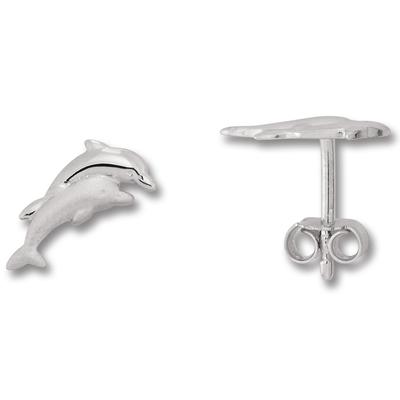 Paar Ohrhänger ONE ELEMENT "Delfin Ohrringe Ohrstecker aus 925 Silber", silber, Ohrringe, Damen, Kinder, Silber 925 (Sterlingsilber), Ausdruck von Individualität – dezent, bedeutungsvoll, nah am Herzen