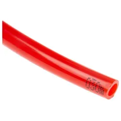RS PRO, Zubehör Druckluftwerkzeug, Polyurethane Tube, Red, 4mm ID, 6mm OD