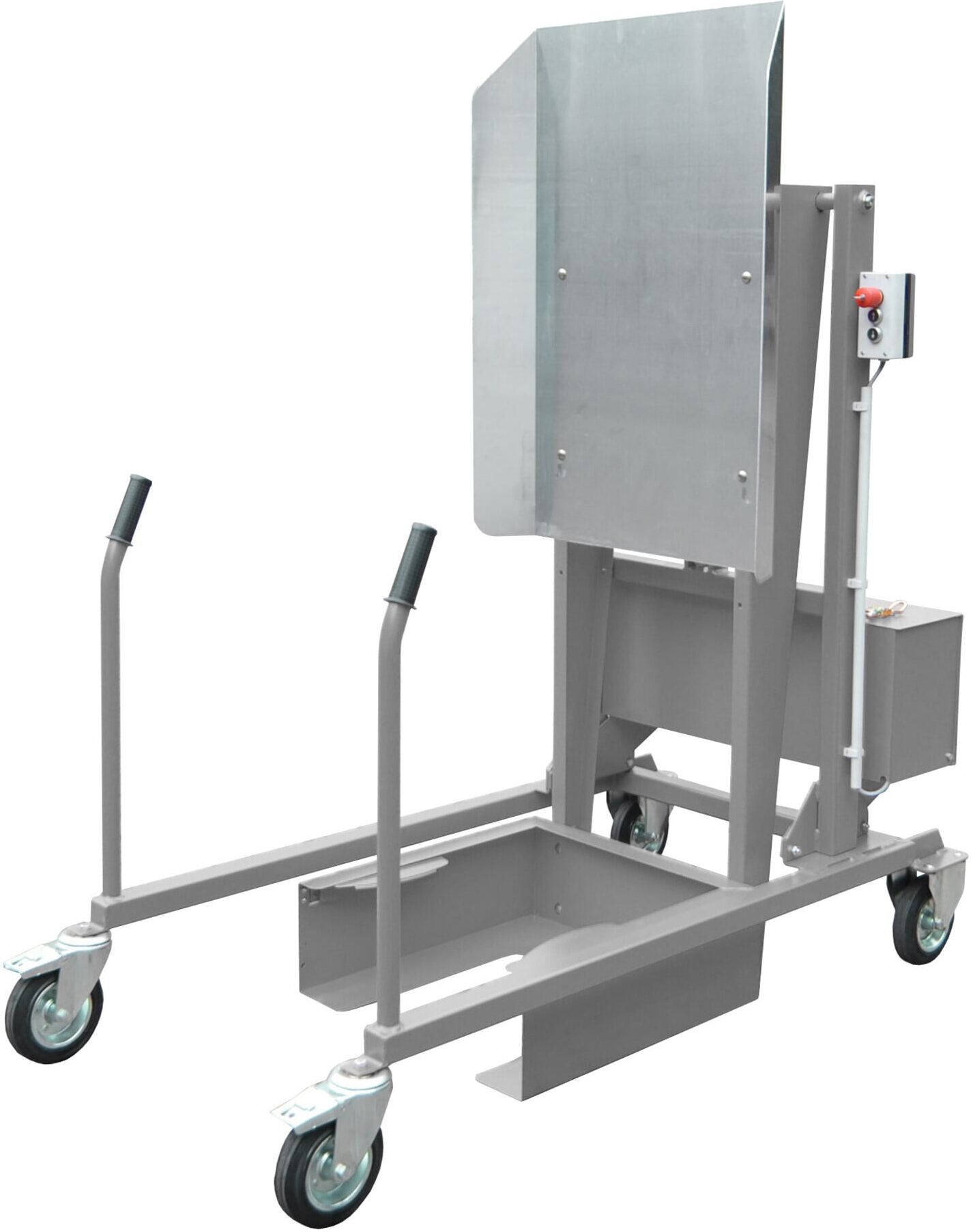 Bauer Südlohn Mülltonnen-Kippstation MKS-12V, lackiert, Mausgrau (4476-09-0000-7005)