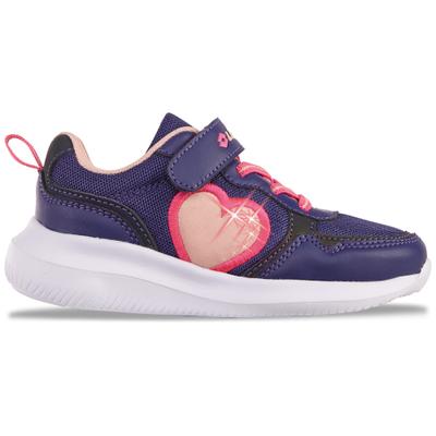 Sneaker LOTTO, Kinder, Gr. 25, lila (lila, pink), Kunstfaser, Synthetik, mehrfarbig, Schuhe Sneaker, - mit blinkenden LEDs