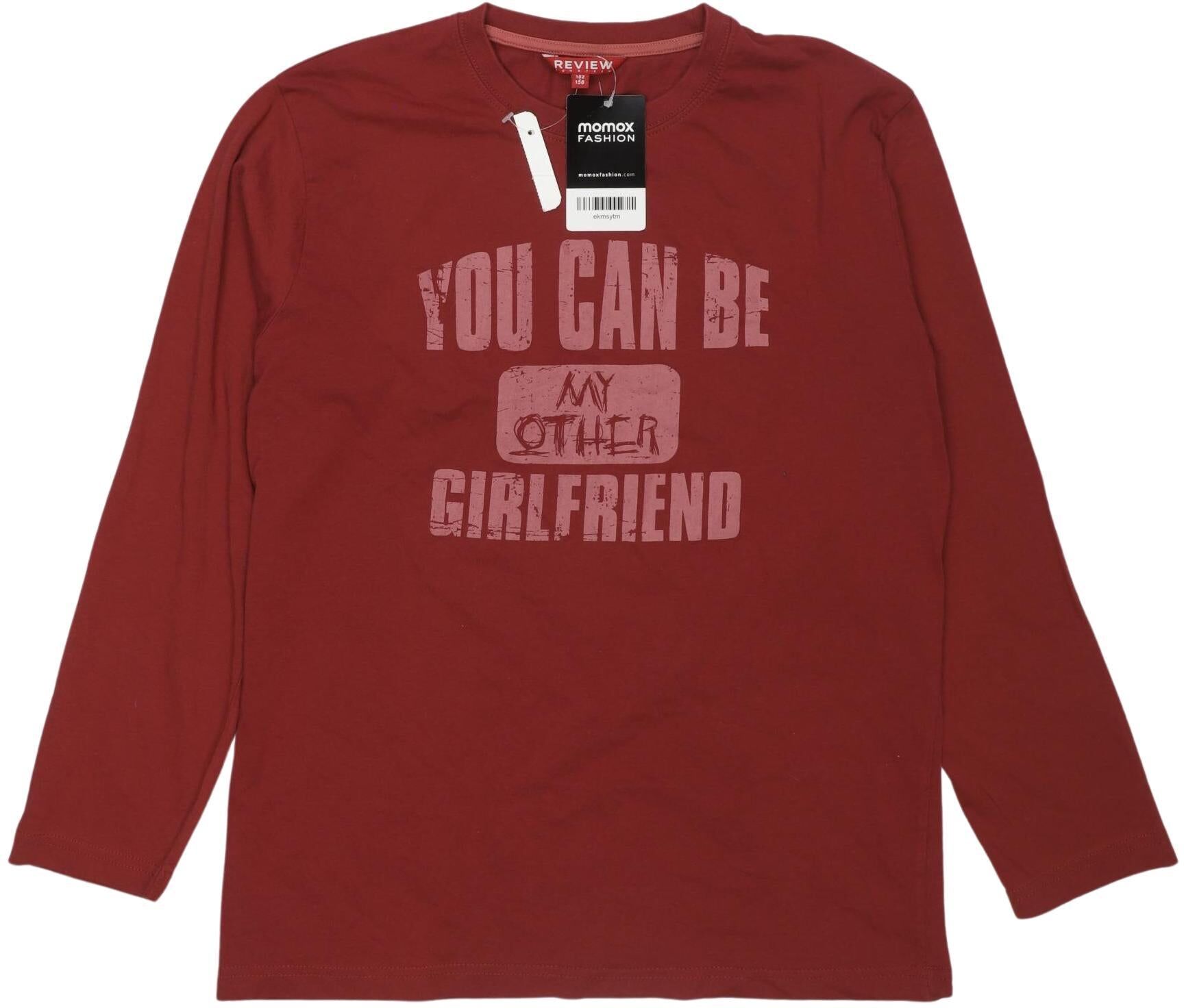Review Jungen Langarmshirt, Rot, Gr. EU 152, Baumwolle - Second Hand