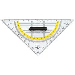 Wedo 52 6 45° Dreieck Kunststoff Transparent 10 Stück(e)