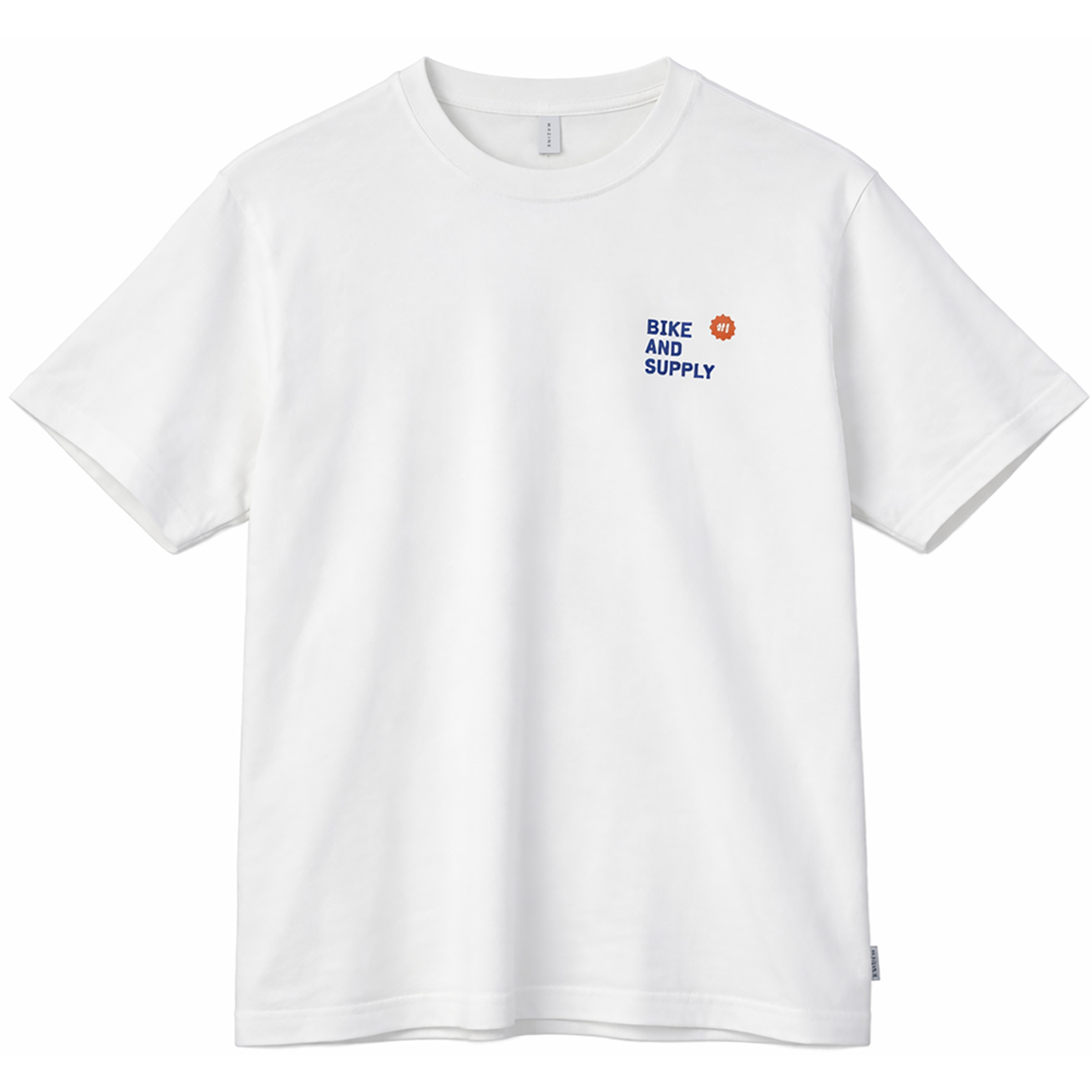 Mazine Back Print Theme Herren T-Shirts weiss Größe L Lifestyle Hautfreundlich