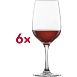 Zwiesel Glas 6x Bordeaux Weinkelch Rotweinglas »Congresso« 621 ml rot, 22.2 cm
