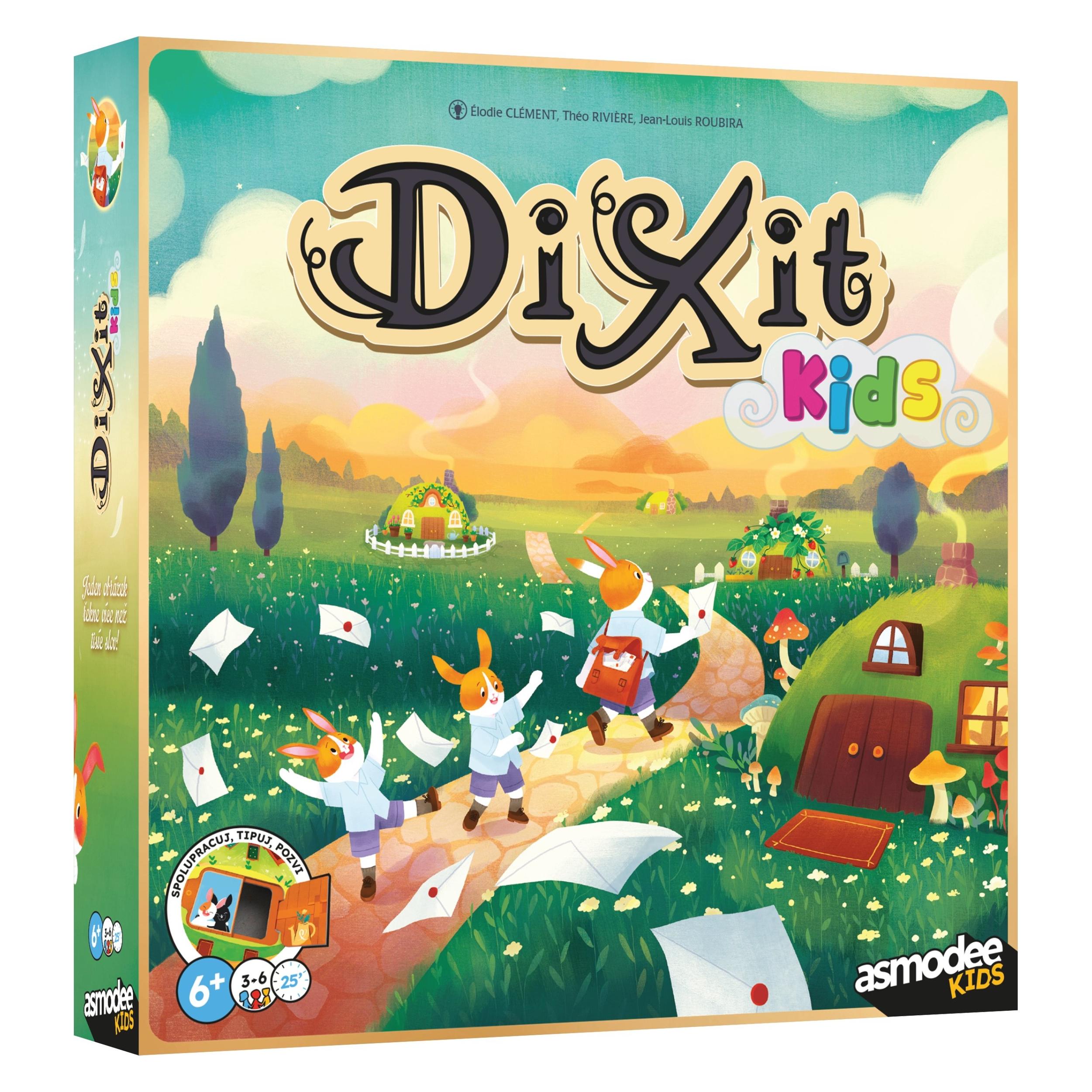Asmodée Asmodee Dixit: Kinder / Spieldauer: 25 Minuten / Spieleranzahl: 3-6 / ab 6 Jahren (3 - 6 Spieler) (ASDIXK01CZSK)