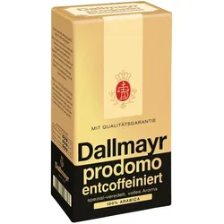 Dallmayr prodomo entkoffeiniert Kaffee gemahlen 500,0 g