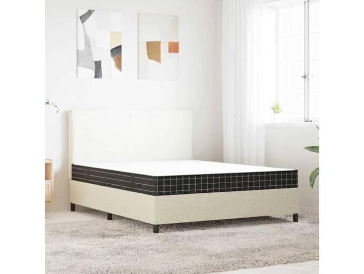 KTHLBRH Bonnell-Federkern Matratze Mittel 160x200 cm mit abnehmbarem Bezug Bonnell-Federsystem, atmungsaktiver Stoff, waschbarer Bezug, geräuschabsorbierend, komprimiert verpackt