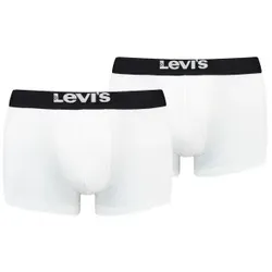 Levis 2P Base Trunk Weiß/Schwarz Baumwolle Medium Herren