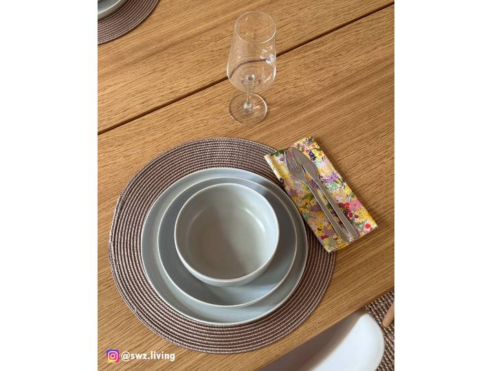 Serviettes - Lot de 6 42 x 42cm Multicolore/Multicolore