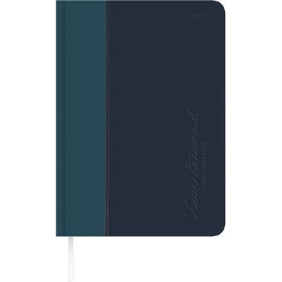 Buchkalender Premium Water türkis-blau A5 2027