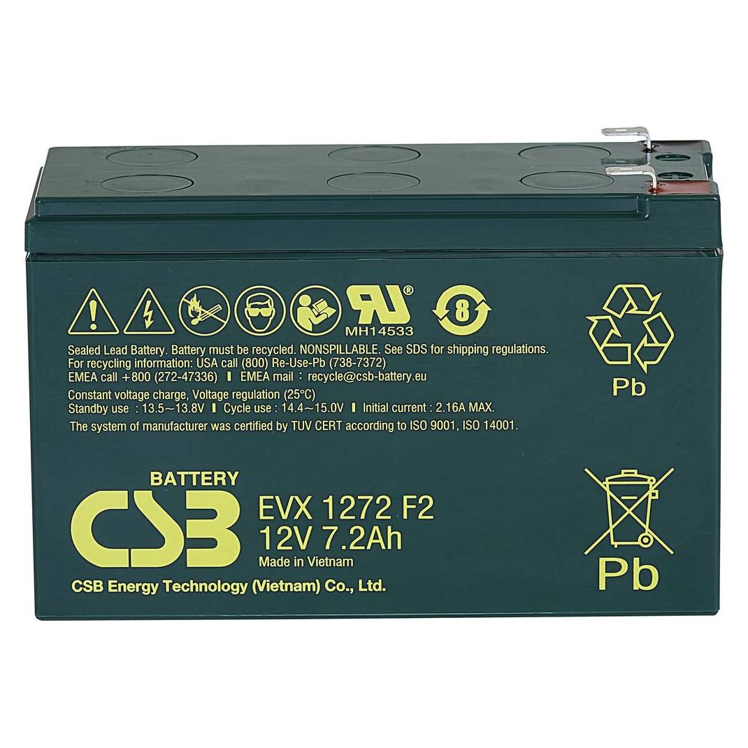 CSB Battery BleiAkku EVX 1272 (7200 mAh, 12 V) (EVX1272F2)