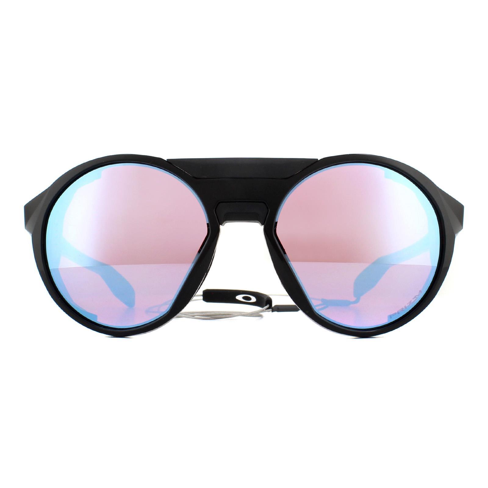 Oakley Wrap unisex gepolijste zwarte prizm sneeuw saffier zonnebril