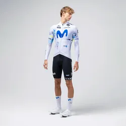 Gobik Hyder Long Sleeve Jersey Movistar Team 2026 Langarm Fahrradtrikot Herren - Movistar Team - 2XL