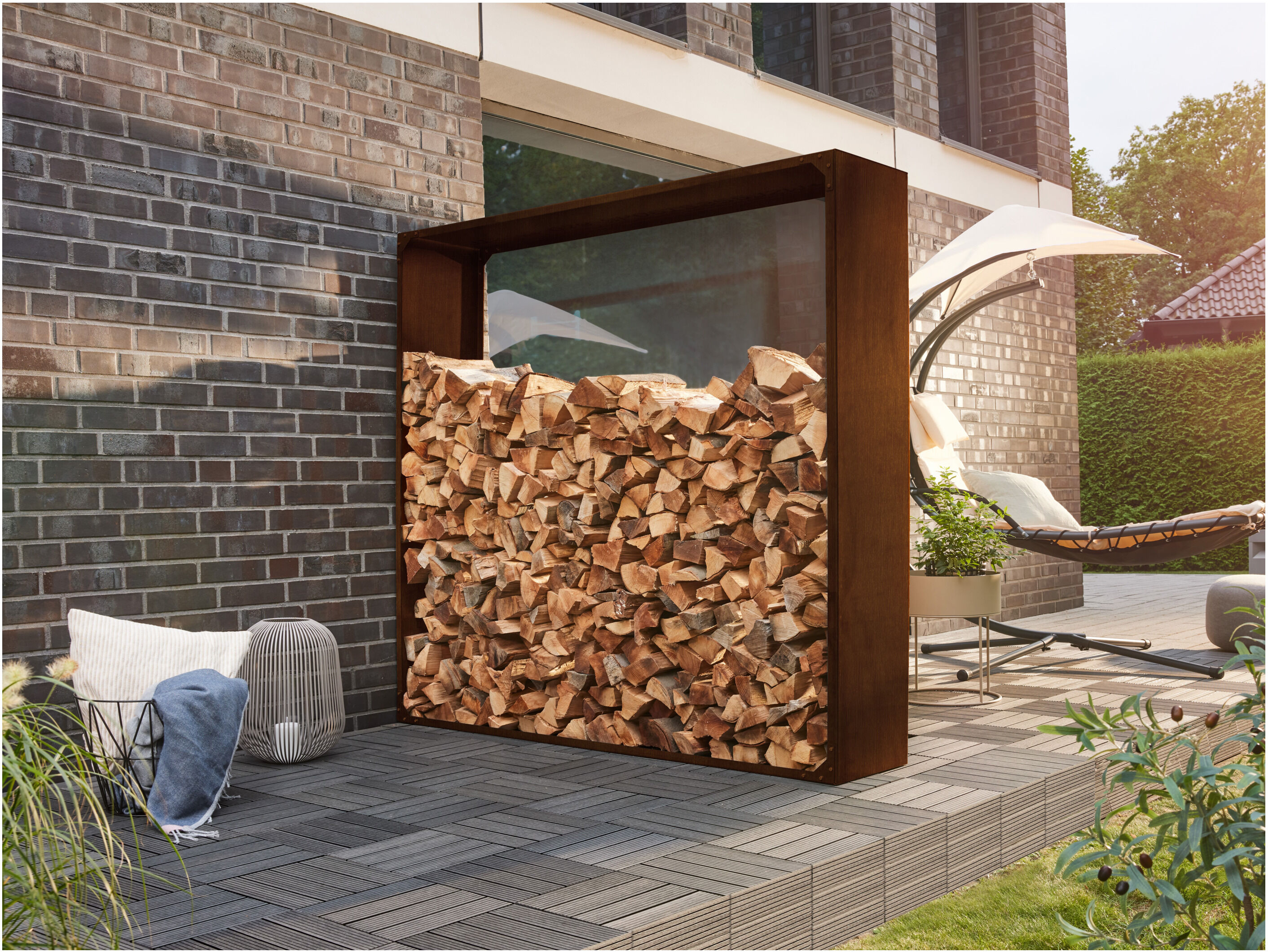 HOME DELUXE Holzlager »NANGA«