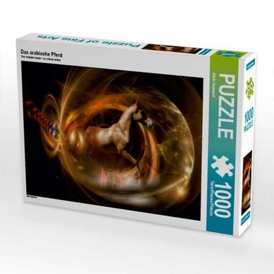 CALVENDO Puzzle Das arabische Pferd | 1000 Teile Lege-Größe 64x48cm Foto-Puzzle für glückliche Stunden