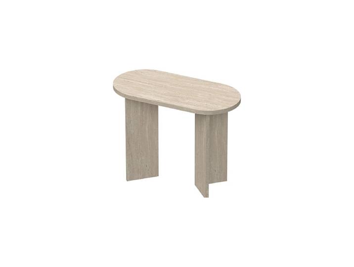 Couchtish TIVOLI 33x70x52cm kieselfarben