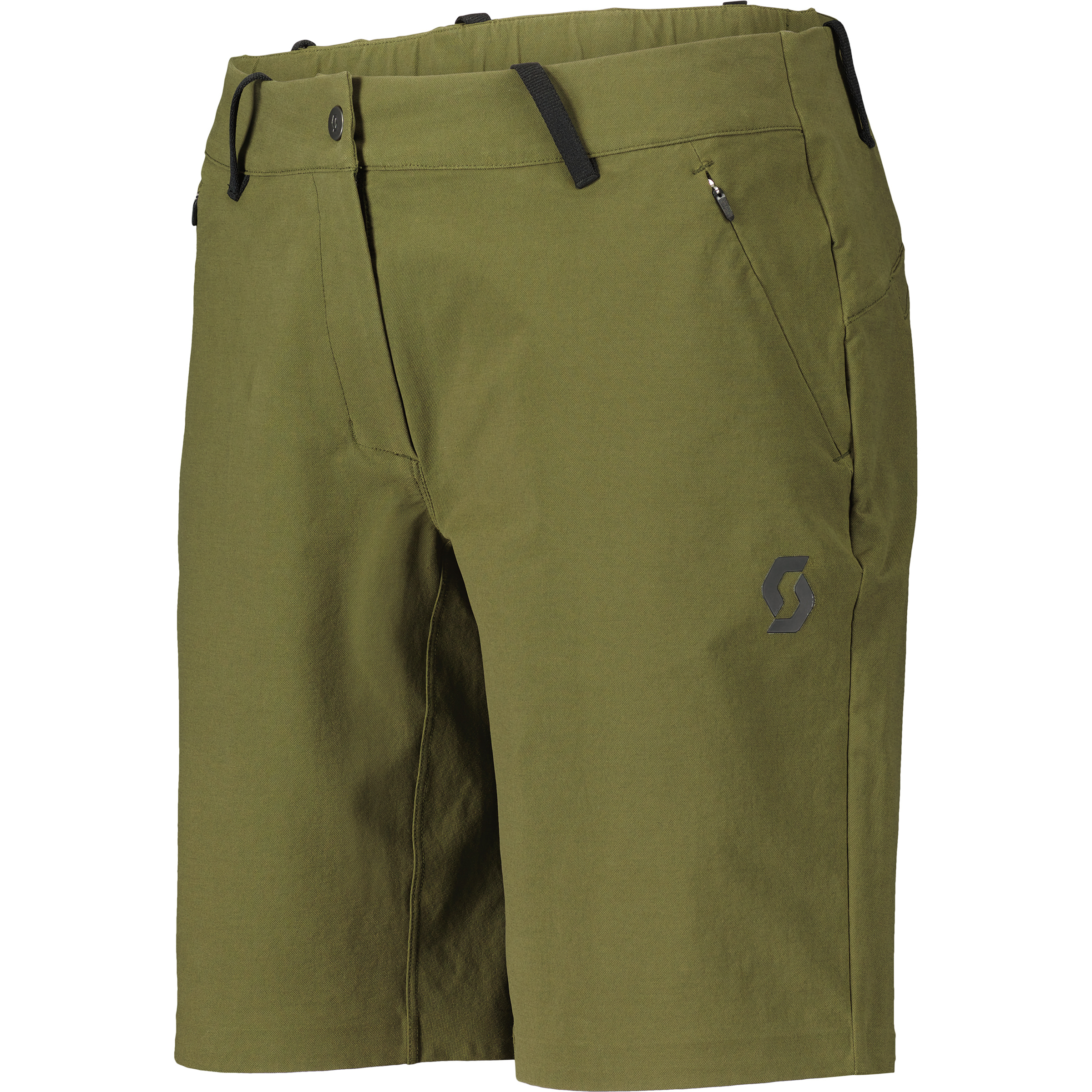 Scott Commuter Radhose kurz Damen Fahrradhose oliv Größe M Mountainbike Wasserabweisend