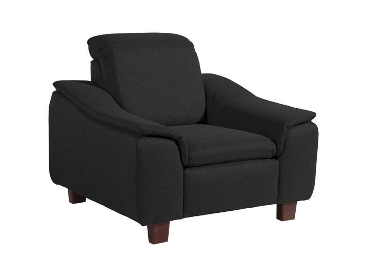Max Winzer Sessel, Schwarz, Holz, 100x87x82 cm, Goldenes M, Made in Germany, Wohnzimmer, Sessel, Sessel