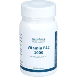 Vitamin B12 1000 Methylcobalamin Bioaktiv Vegan 180 ST