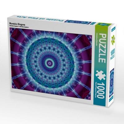 CALVENDO Puzzle Mandala Eleganz 1000 Teile Puzzle quer | 1000 Teile Lege-Größe 64 × 48 cm Foto-Puzzle für glückliche Stunden