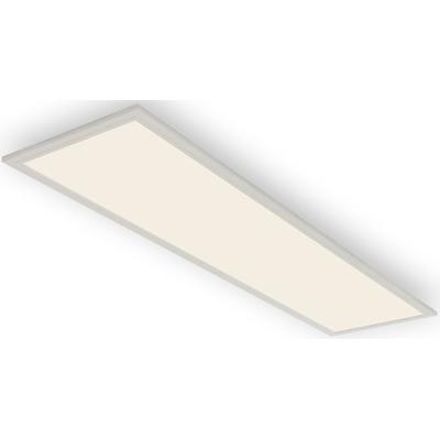 BRILONER LEUCHTEN LED Panel "7189016 Piatto", weiß, Leuchten, Deckenlampe, 119,5x29,5x6,5cm, Weiß, 38W, Wohnzimmer, Schlafzimmer