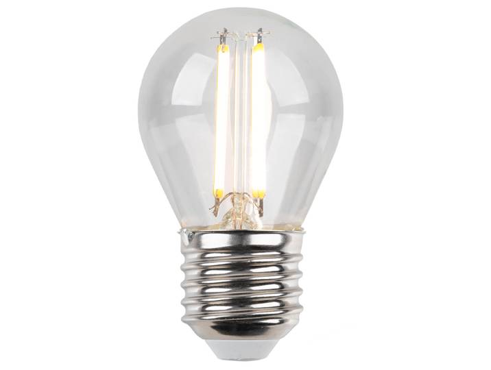 Ampoule LED Daffy Type A 6 unités Ø 4cm Transparent/Argenté