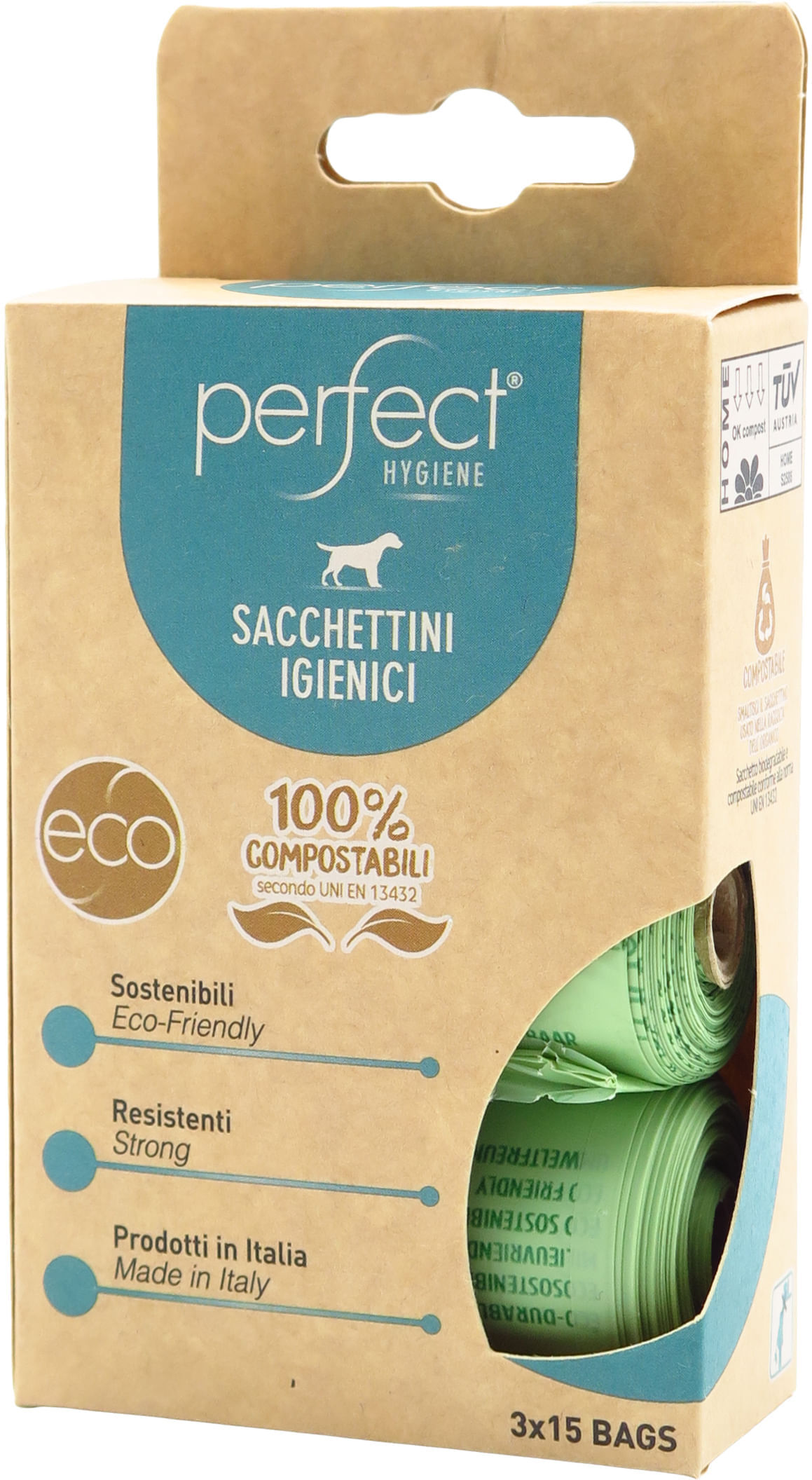 Sacchetti Igienici per Cani Perfect 3X15