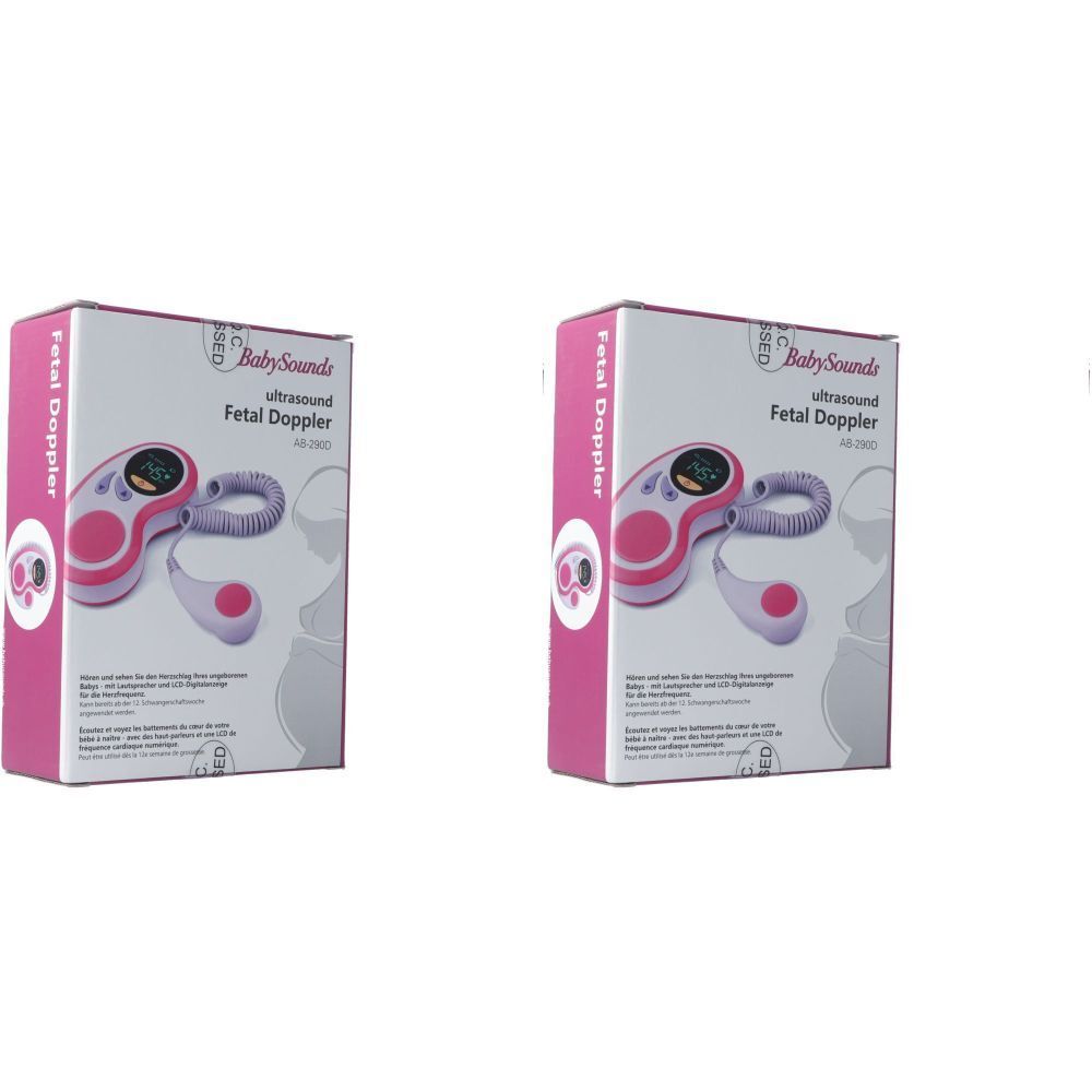 Babysounds Fetal Doppler Digital m Lautsprecher x2 2x1 St Gerät