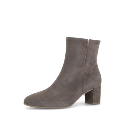 Stiefelette GABOR "Elegante Stiefelette", Damen, Gr. 38,5, grau, Schuhe Stiefelette