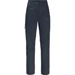 JACK WOLFSKIN Damen Hose ACTIVE TRACK PANTS W, Größe 34 in Blau Blau