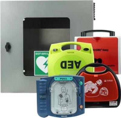Universal Defibrillator-Außenwandkasten, klimatisiert, beleuchtet mit Alarm, IP54, B 400 mm x T 200 mm x H 400 mm