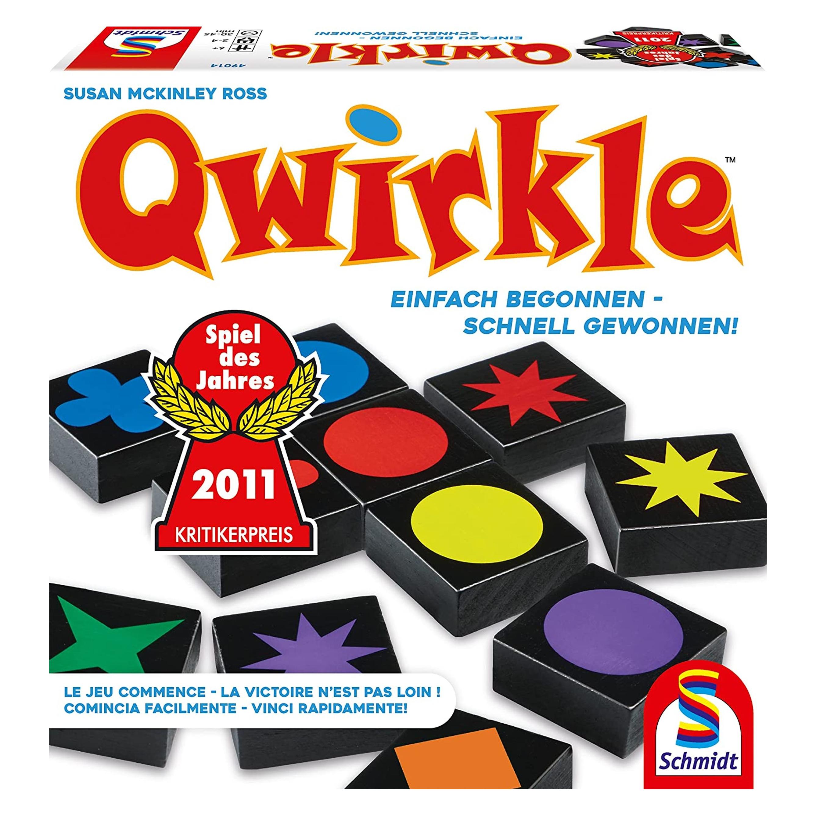 Schmidt Spiele Qwirkle (Deutsch, Französisch, Italienisch, 2 - 4 Spieler) (4049014)