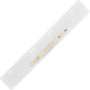 Wekre Heftstreifen 45 x 310mm, weiß, aus PP, 25 Stück