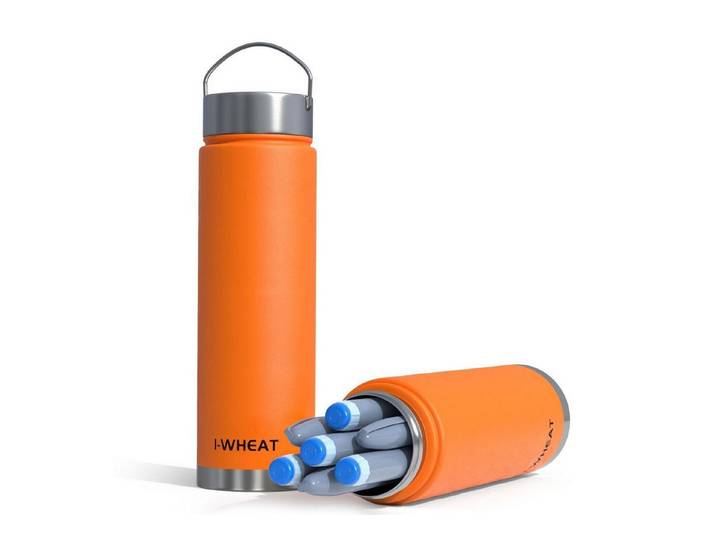 LuxusKollektion Kühltasche Insulin Kühltasche 7 Pens Medikamente Kühlbox TSA orange