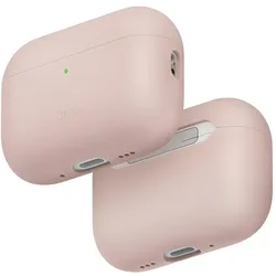 Uniq Case Lino for AirPods Pro 3 gen Silicone pink, Kopfhörertasche + Schutzhülle, Pink