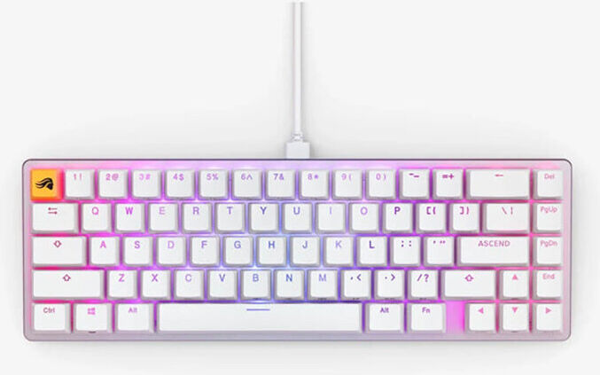 TECLADO GAMING GLORIOUS GMMK2 TKL WHT