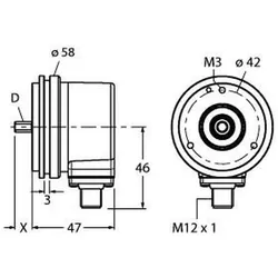 Turck Inkrementaler Drehgeber REI-E-113 #100011554