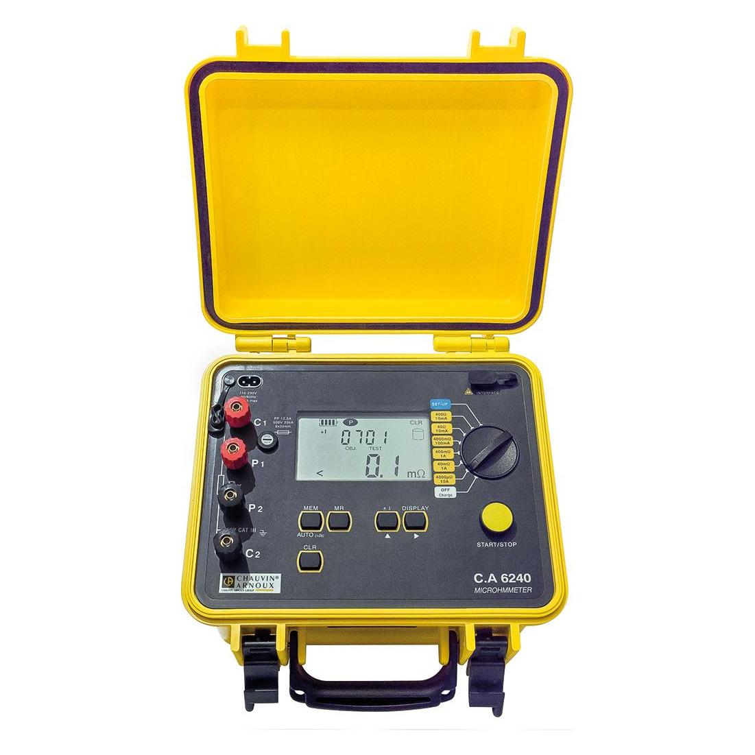 Chauvin Arnoux C.A 6240 Microohm-Meter, CAT III 50 V (Tisch-Multimeter) (P01143200)