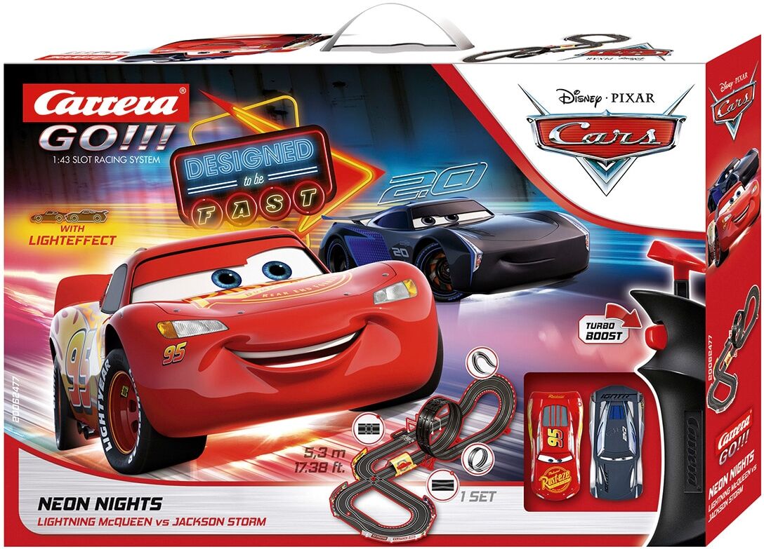 Carrera Circuito para vehículos de juguete Neon Nights Cars Disney·Pixar GO.