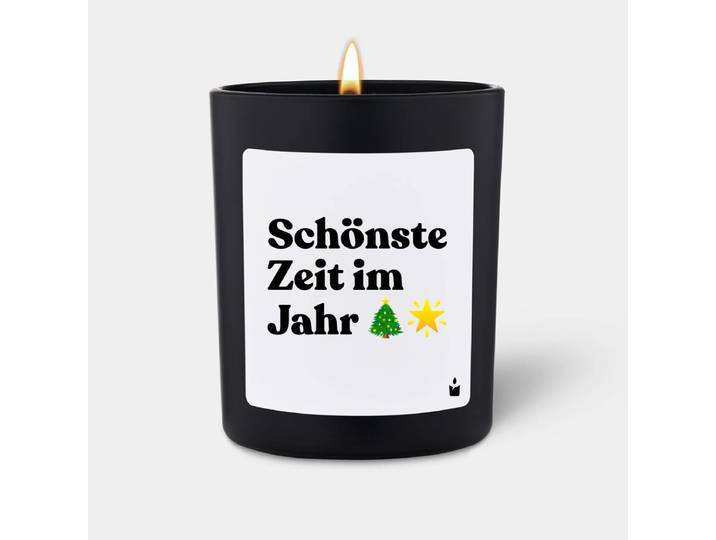 Duftkerze Woody Schönste Zeit im Jahr