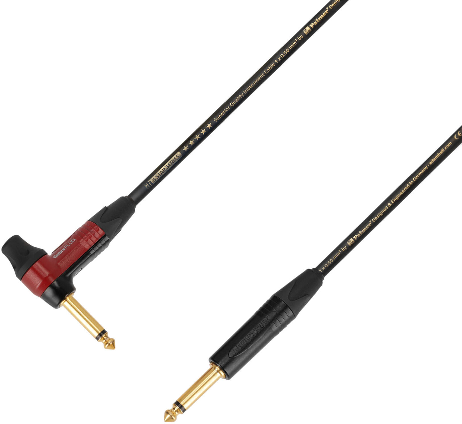 Adam Hall Cables 5 Star Ipr 0600 Palmer® Cable Timbre - Instrumentenkabel   Palmer® & Neutrik
