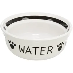 Trixie Keramik skål m. tekst "Wasser", ø 20 cm, til # 24642, Futternapf