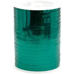 Star 250m Geschenkband Ringelband 5mm - wasserfestes Kunststoff Dekoband Schleifenband Polyband Luftballonband zum Anbinden von Luftballons Basteln Grün
