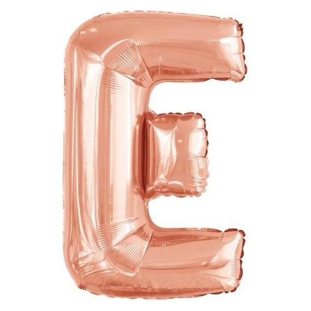 Riethmüller Grosser Buchstabe E Roségold Folienballon N34 verp (5x) (9911467)