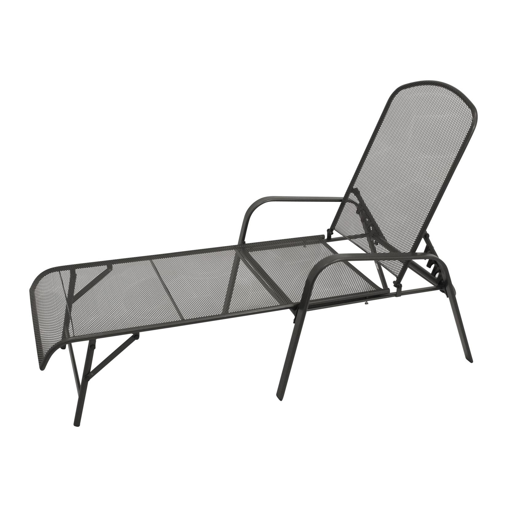 Gartenliege CLASSIC, Streckmetall anthrazit
