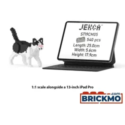 JEKCA Bricks Black and White Cat Mini 01S ST19CM05